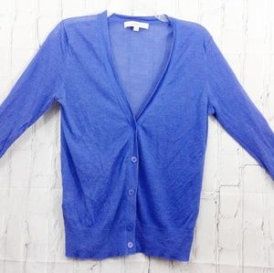 LOFT blue cardigan